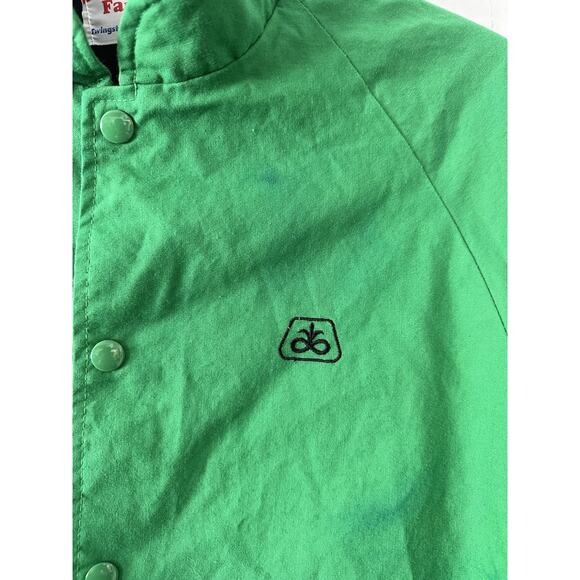 Pioneer Seed Corn "Proud to be a Farmer" Green Snap Jacket USA Swingster Large - Picture 5 of 8